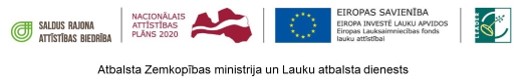 Saldus rajona attīstības biedrība Nacionālais attīstības plāns 2020 Eiropas Savienība Eiropa investē lauku apvidos Eiropas Lauksaimniecības fonds lauku attīstībai